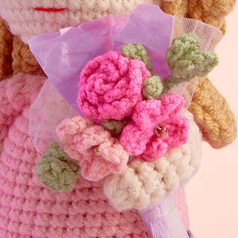 PhotoToCrochetDoll- Personalized Couple Crochet Dolls with Photo Card